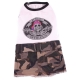 Doggydolly Camouflage Hundekleid Hell on wheels weiß
