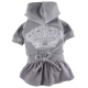 Doggydolly Hundekleid Nicki Krone grau