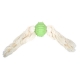 RUBBnDENTAL jouet chien SPIKY Balle S 3,5x5cm vert nettoyage den