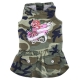 Doggydolly Hundekleid Rose Camouflage grn