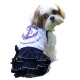 Doggydolly Hunde-Marinekleid Anker weiß