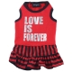 Doggydolly Hundekleid Forever Love rot