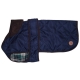 Hundewintermantel Quilt, blau, 75cm