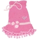 Hundestrickkleid Sweety Pink Lilly rosa 25cm