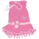 Hundestrickkleid Sweety Pink Lilly rosa 35cm