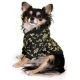 Short sleeve Hoodie, 2XL Black & Gold