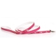 Laisse cuir PINK ELEGANCE rose 120x1,2