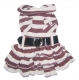 Brown stripe teeny dress