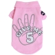 Doggydolly Big Dog Polo Give me 5 rosa